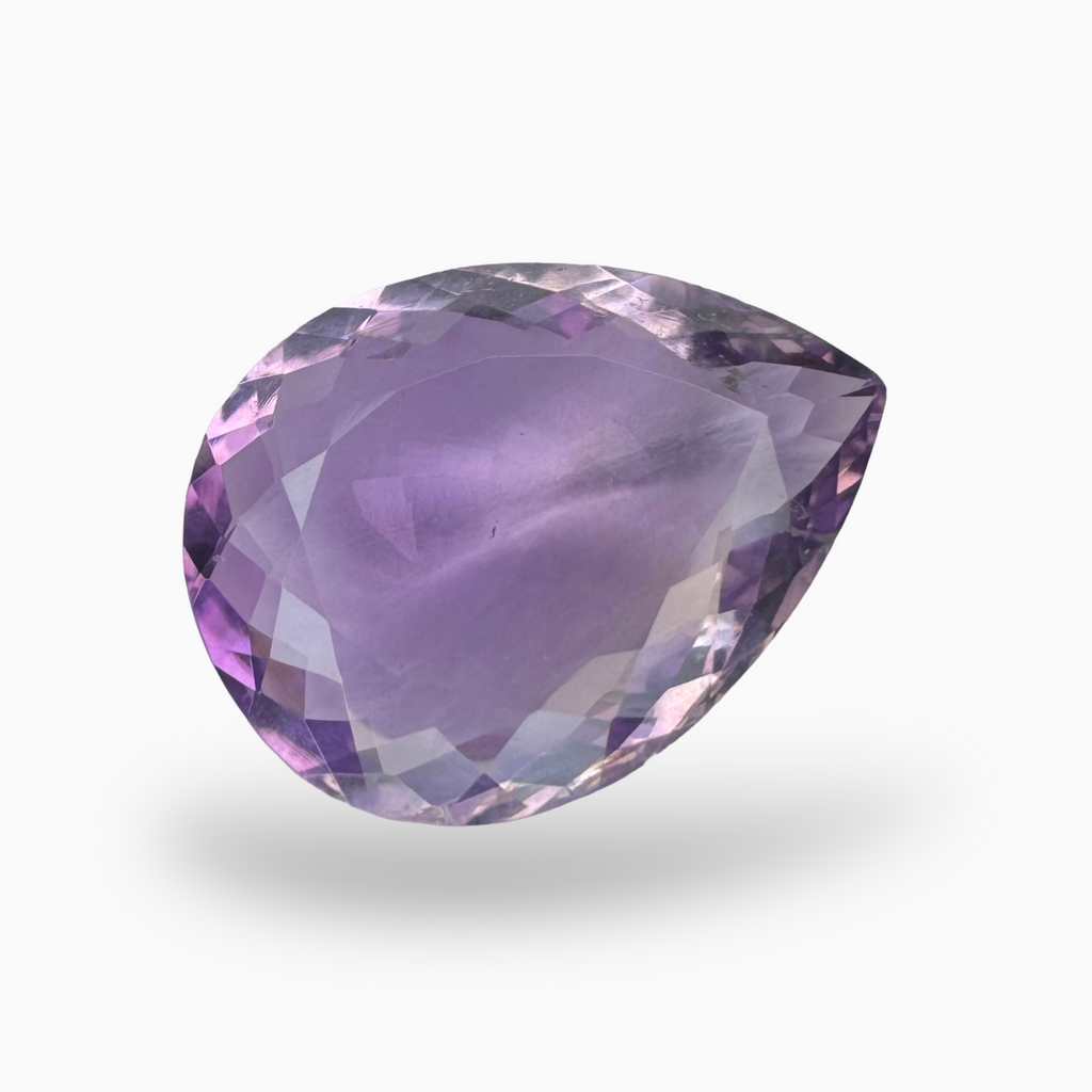 Natural Purple Amethyst Stone 12.41 Carats Pear Shape Cut 20X15mm