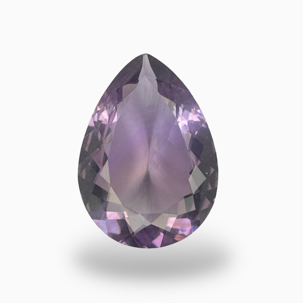 Natural Purple Amethyst Stone 7.7 Carats Pear Shape Cut 18X13mm