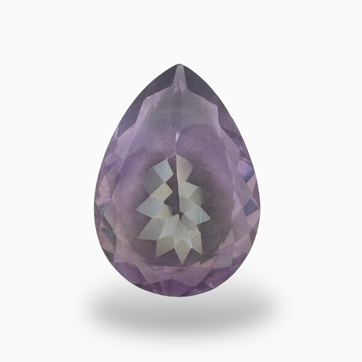 Natural Purple Amethyst Stone 7.7 Carats Pear Shape Cut 18X13mm