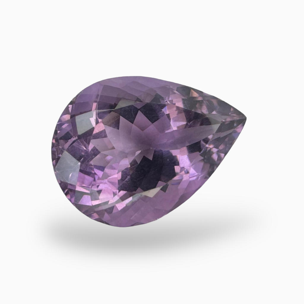 Natural Purple Amethyst Stone 10.2 Carats Pear Shape Cut 18X13mm