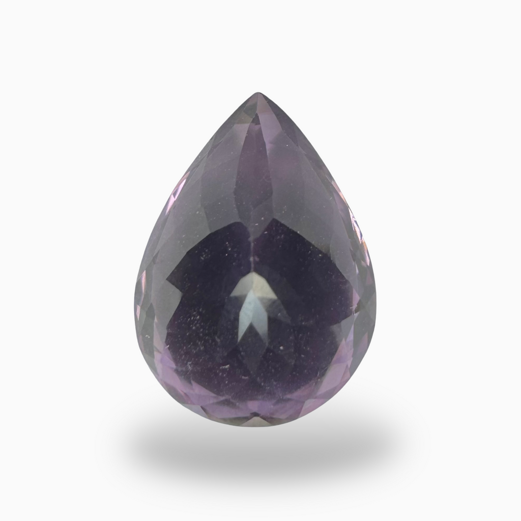 Natural Purple Amethyst Stone 10.2 Carats Pear Shape Cut 18X13mm