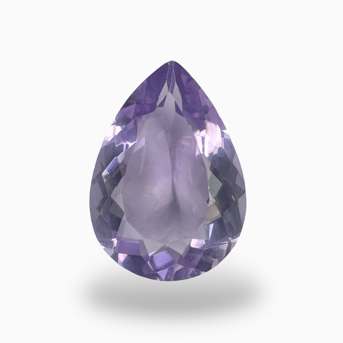 Natural Pink Amethyst Stone 9.65 Carats Pear Shape Cut 19X13.4mm