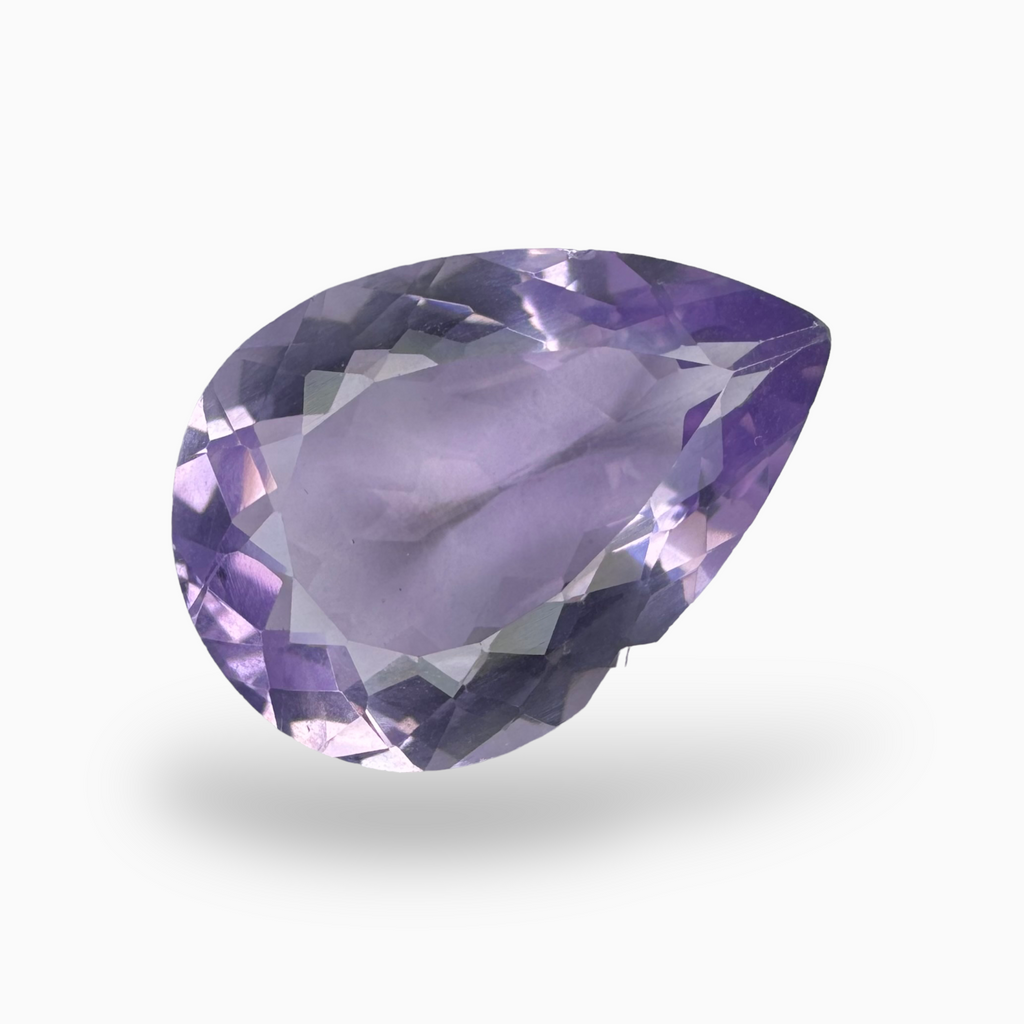 Natural Pink Amethyst Stone 9.65 Carats Pear Shape Cut 19X13.4mm