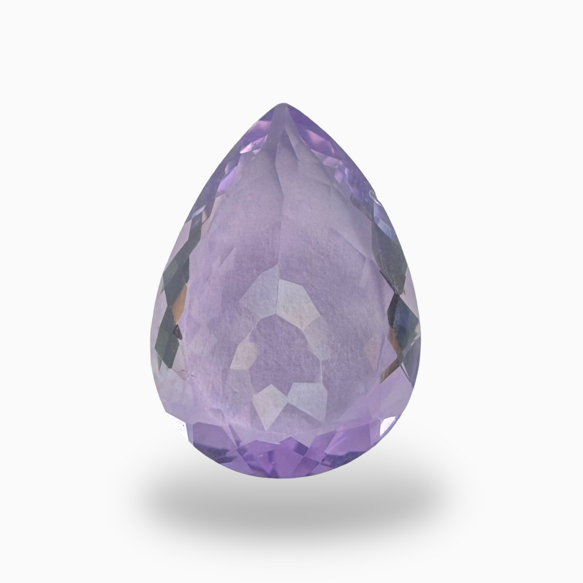 Natural Pink Amethyst Stone 9.65 Carats Pear Shape Cut 19X13.4mm