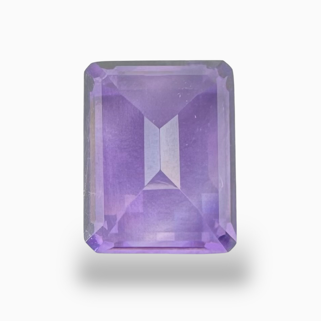 Natural Purple Amethyst Stone 2.26 Carats Emerald Cut 10X8mm