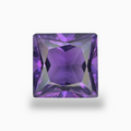 Natural Purple Amethyst Stone 4.42 Carats Princess Cut 10X10mm