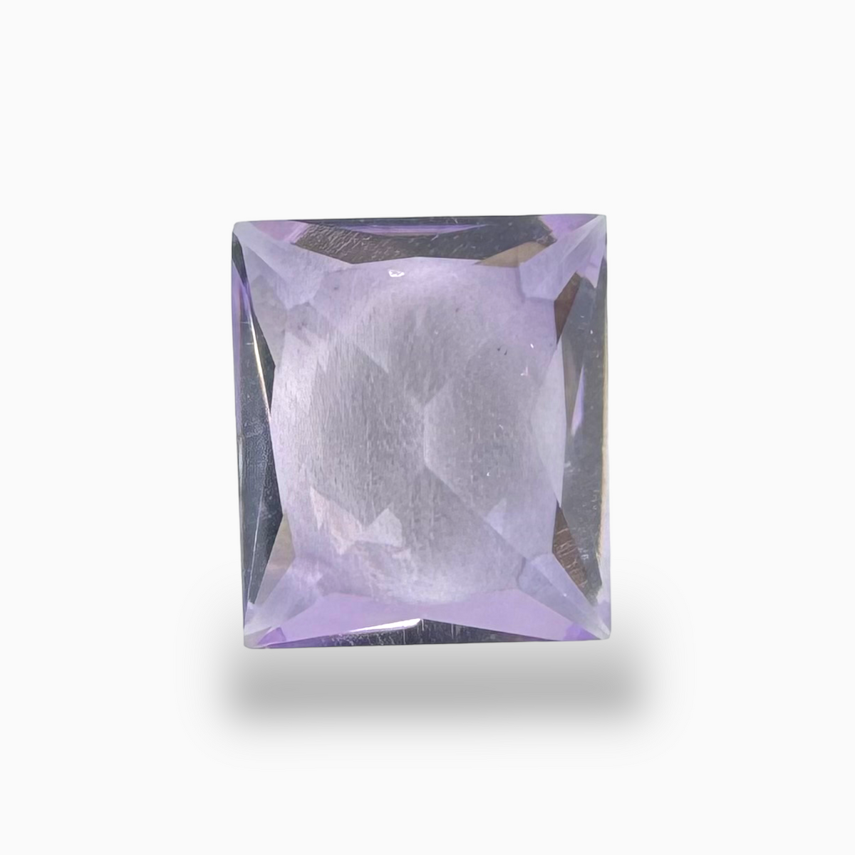 Natural Pink Amethyst Stone 3.02 Carats Princess Shape 9.5X8.5mm