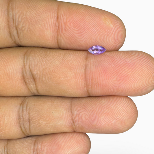 Natural Purple Amethyst Stone 0.20 Carats Marquise 6X3mm