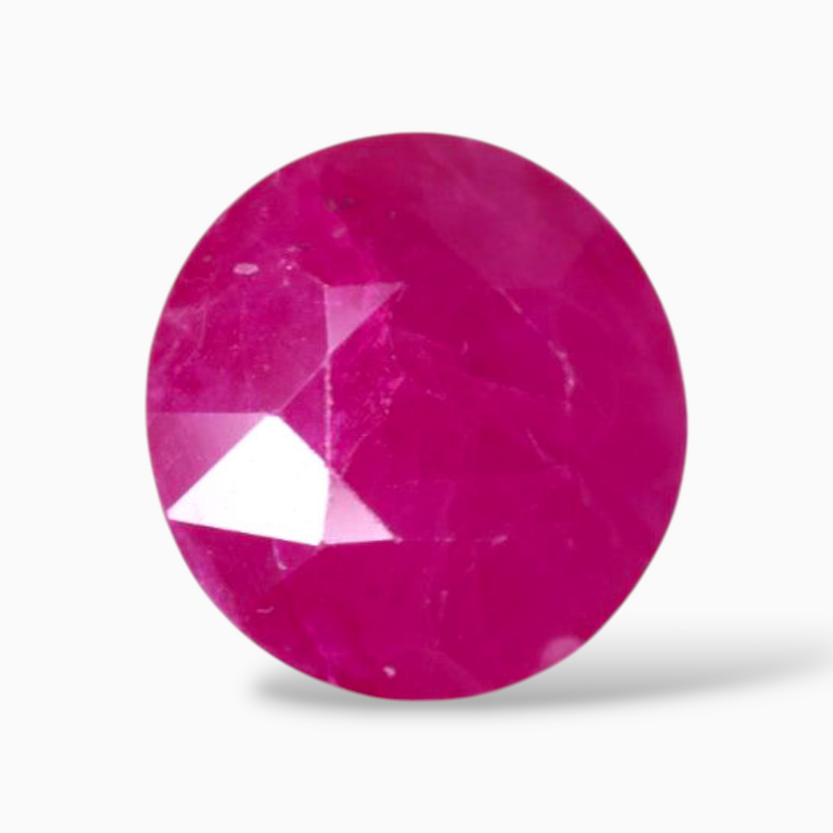 Natural Pink Ruby 3.42ct 8.5mm Round African Gemstone