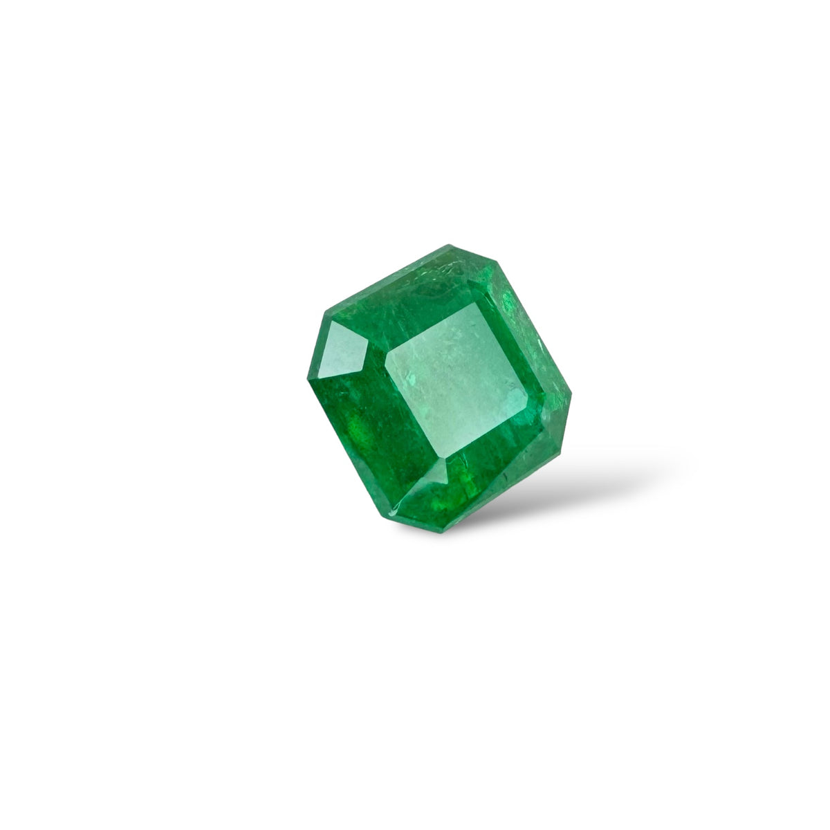 Natural Zambian Emerald Stone 3.86 carat Emerald Cut 9x9mm