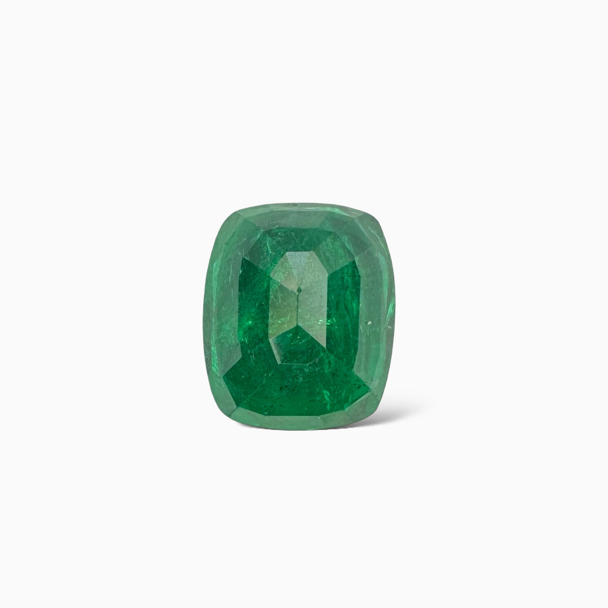 Natural Zambian Emerald Stone 4.58 carats Cusion Cut 9.5x8mm