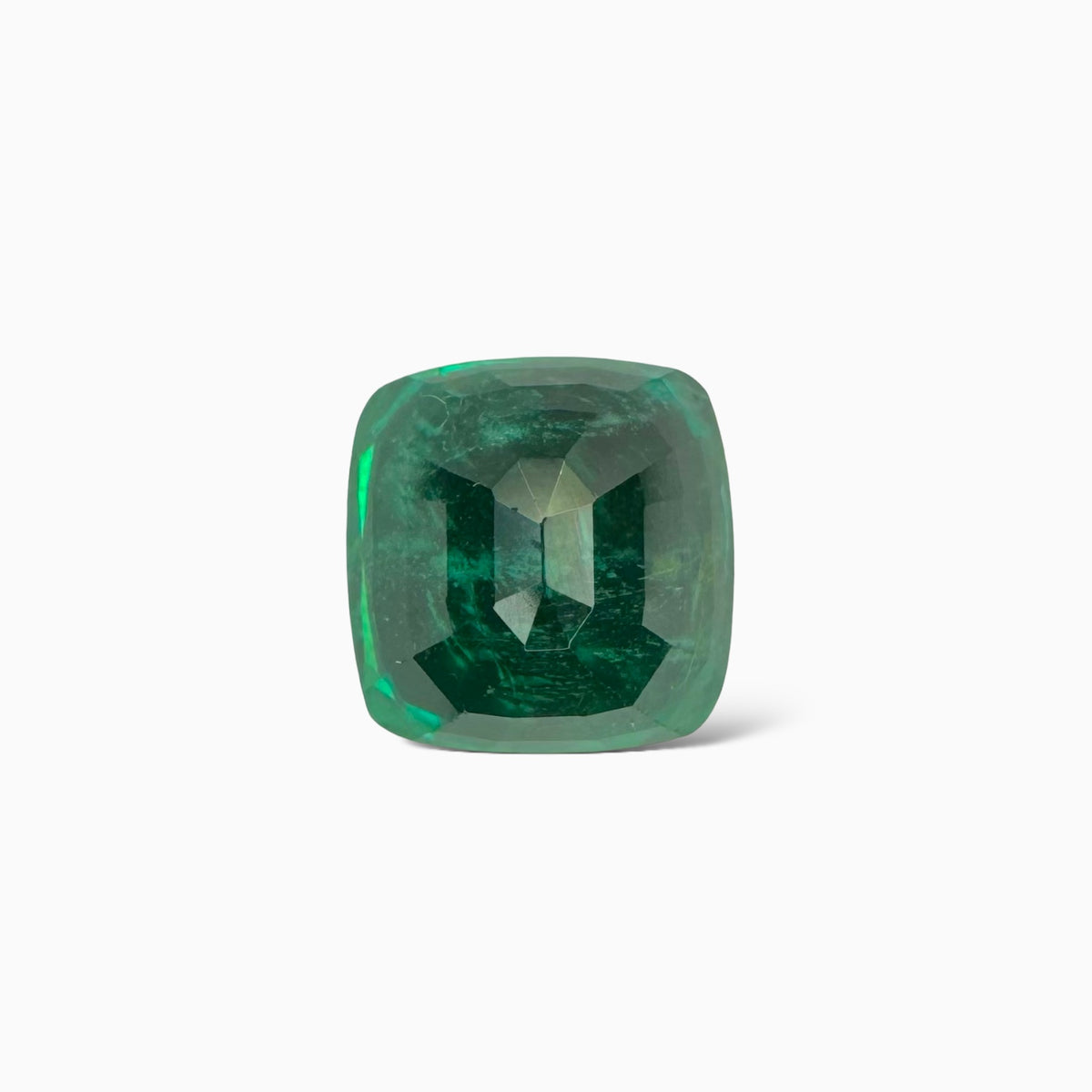 Natural Zambian Emerald Stone 4.73 carats Cushion Cut 9.6x9.4mm