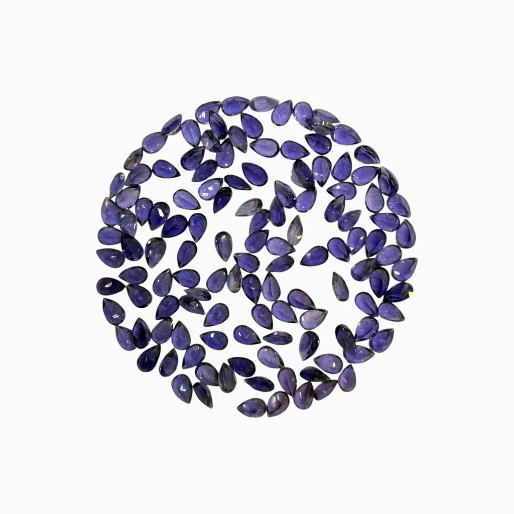 Iolite Pear Stone 5x3 mm 0.15 - 0.20 Carats lot Price Per Carats