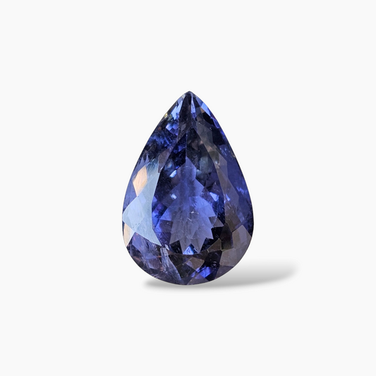 Iolite Stone Blue Color From Africa in 21.94 Carats Pear Shape