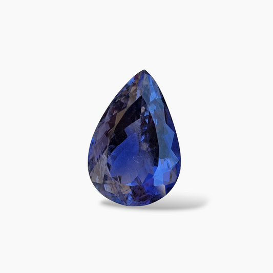 Iolite Stone Blue Color From Africa in 21.94 Carats Pear Shape