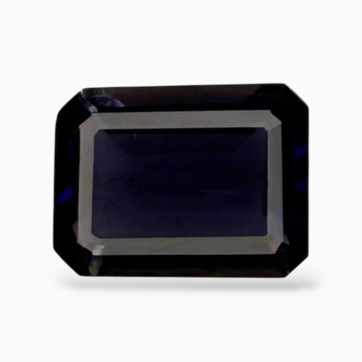 Iolite Stone Emerald Cut 1.25 Carats 8x6 mm