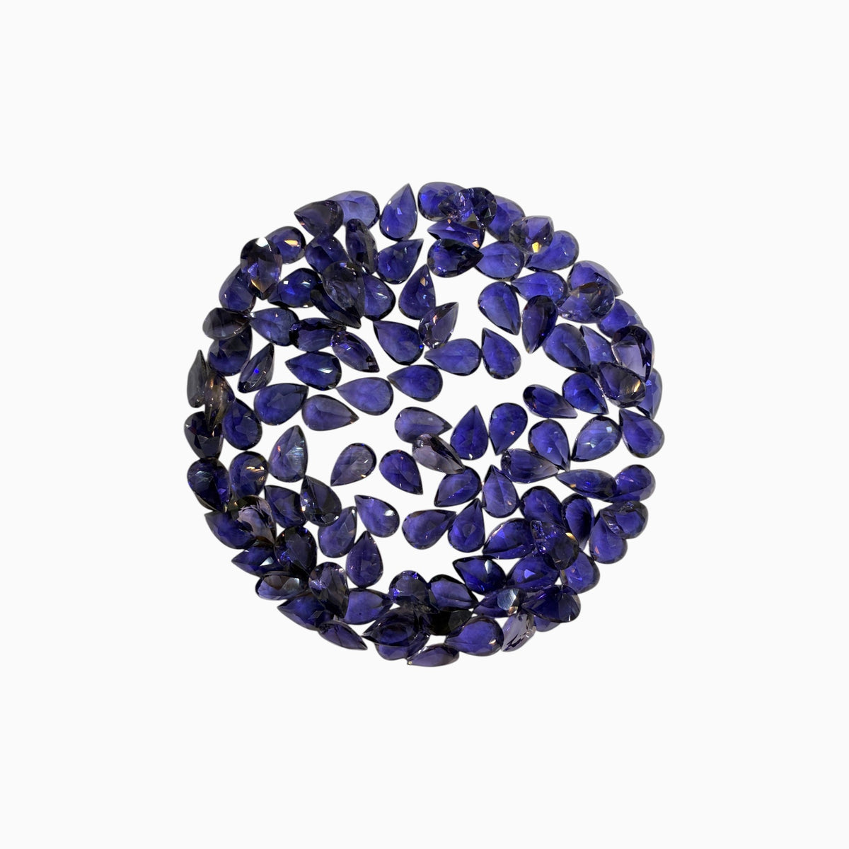 Iolite Stone Pear Shape 6x4 mm 0.25 - 0.45 Carats Lot