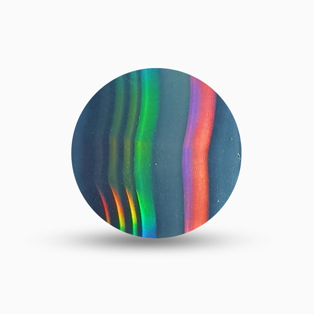 Natural Iris Agate Stone Round Shape