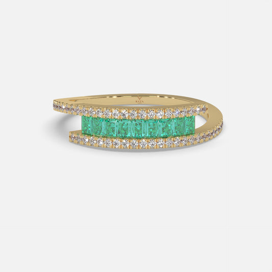 Khayriyya Emerald Ring 18k Yellow Gold