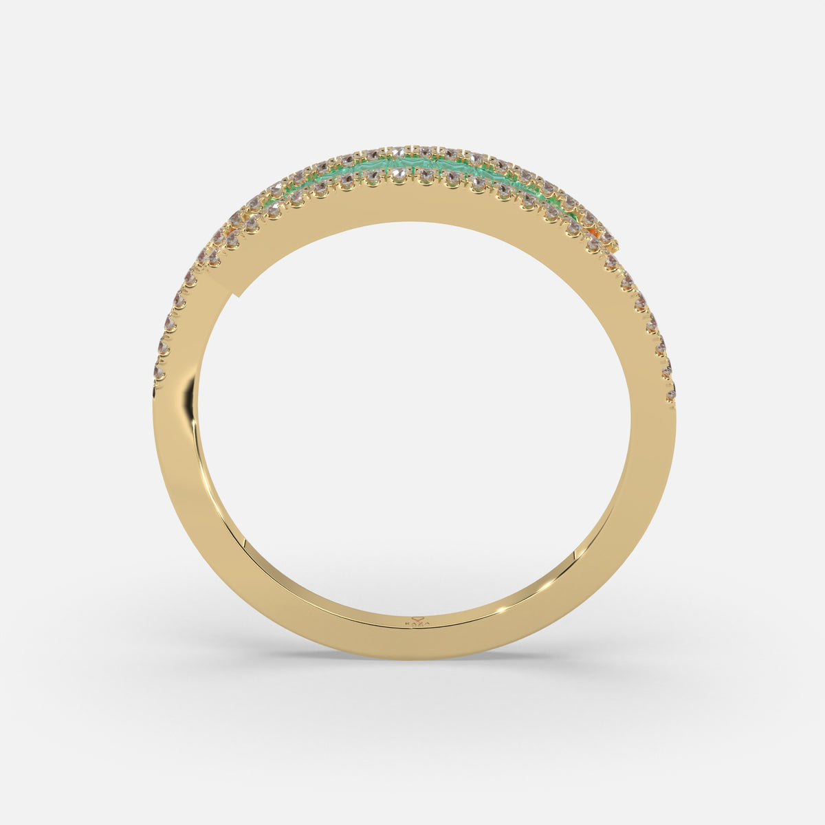 Khayriyya Emerald Ring 18k Yellow Gold