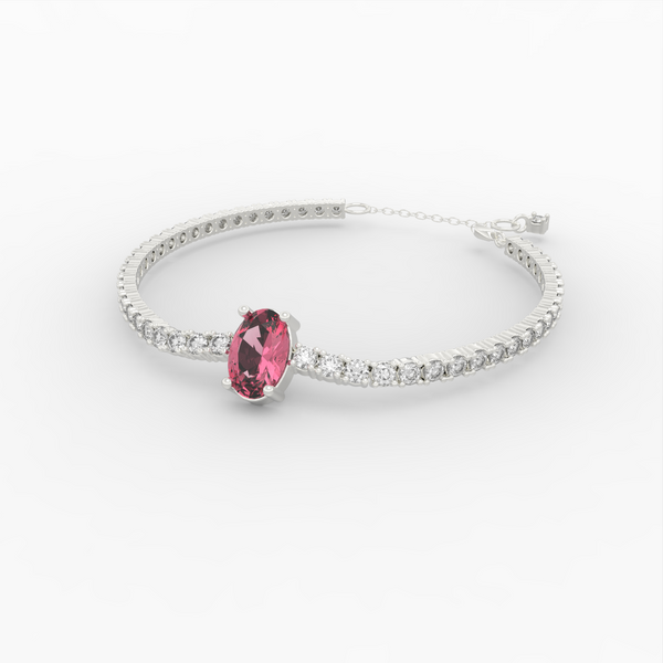 Rubellite Tourmaline Bracelets