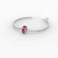 Rubellite Tourmaline Bracelets - Sofiya - Silver 925