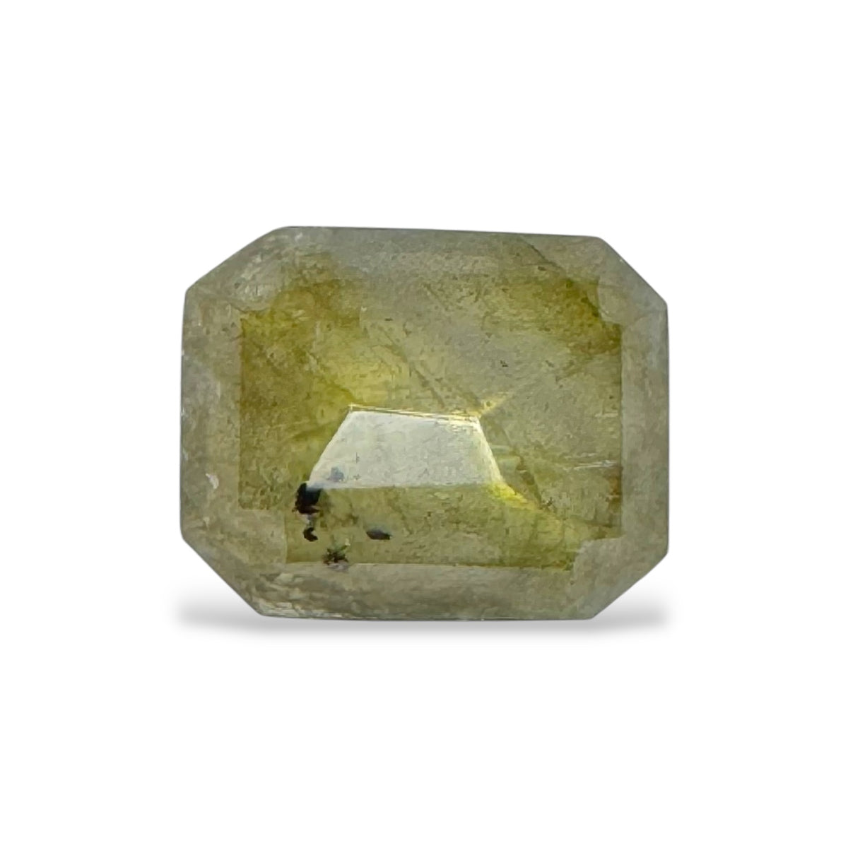 Labradorite Stone Emerald Cut 6.66 Carats 13.7 X 11 mm