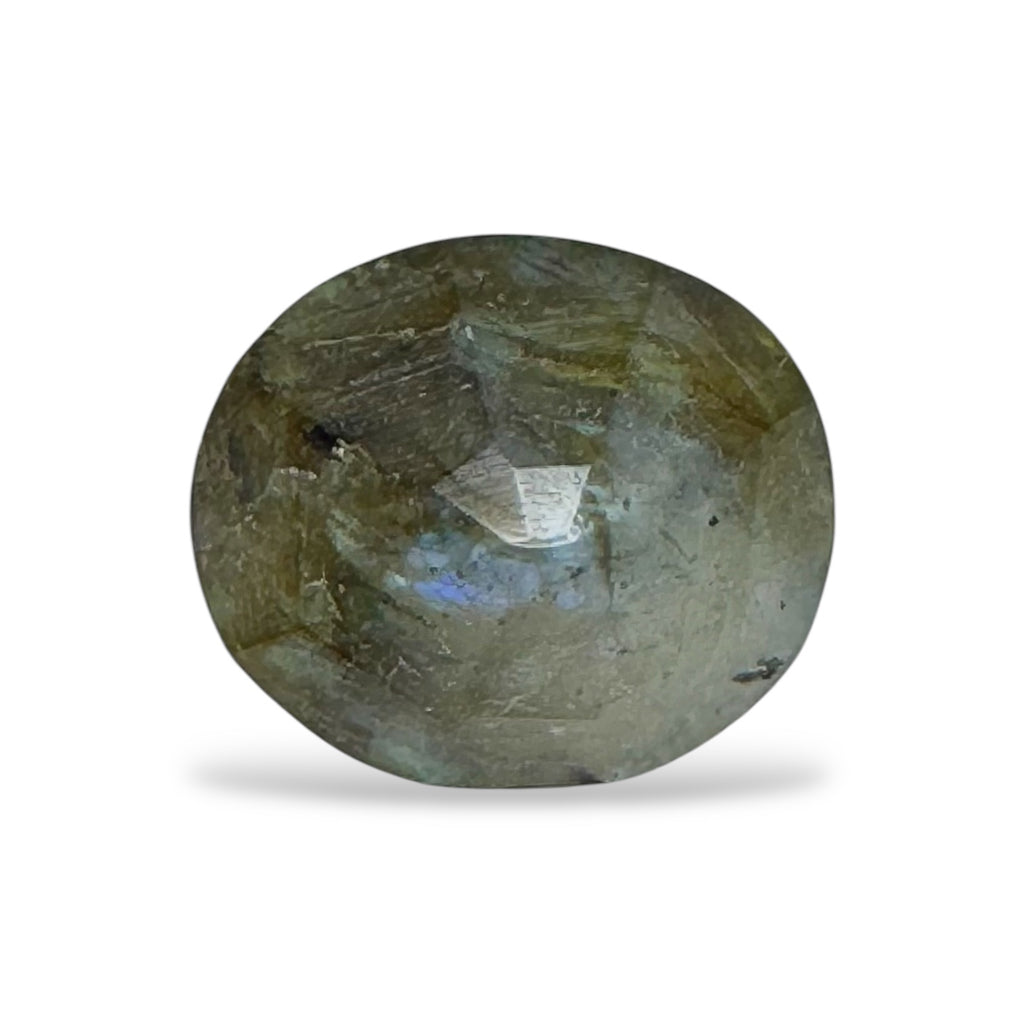 Labradorite Stone Oval Cut 4.50 Carats 10.9 X 12.5 mm