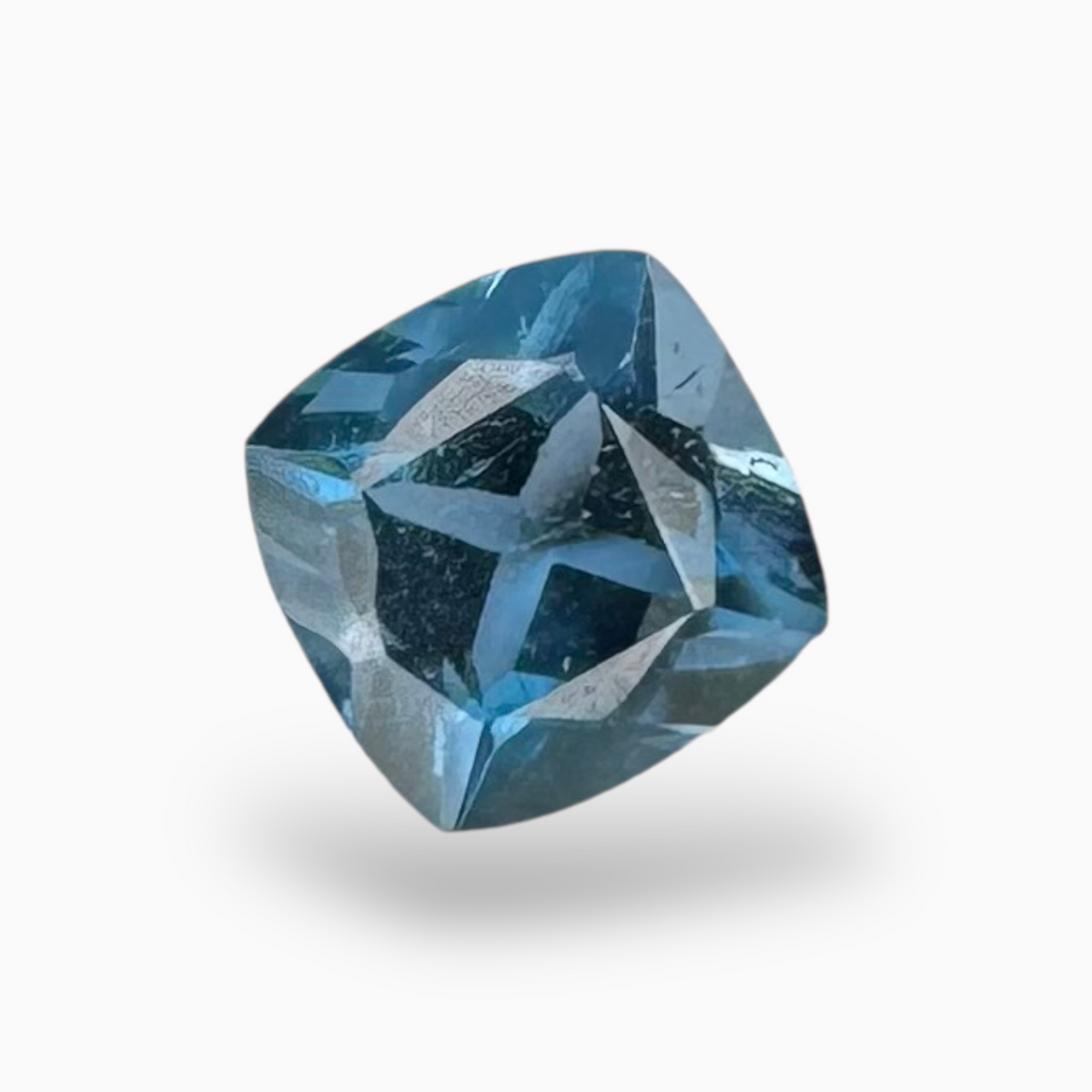 London Blue Topaz 0.70 Carat 5X5mm Cushion Shape