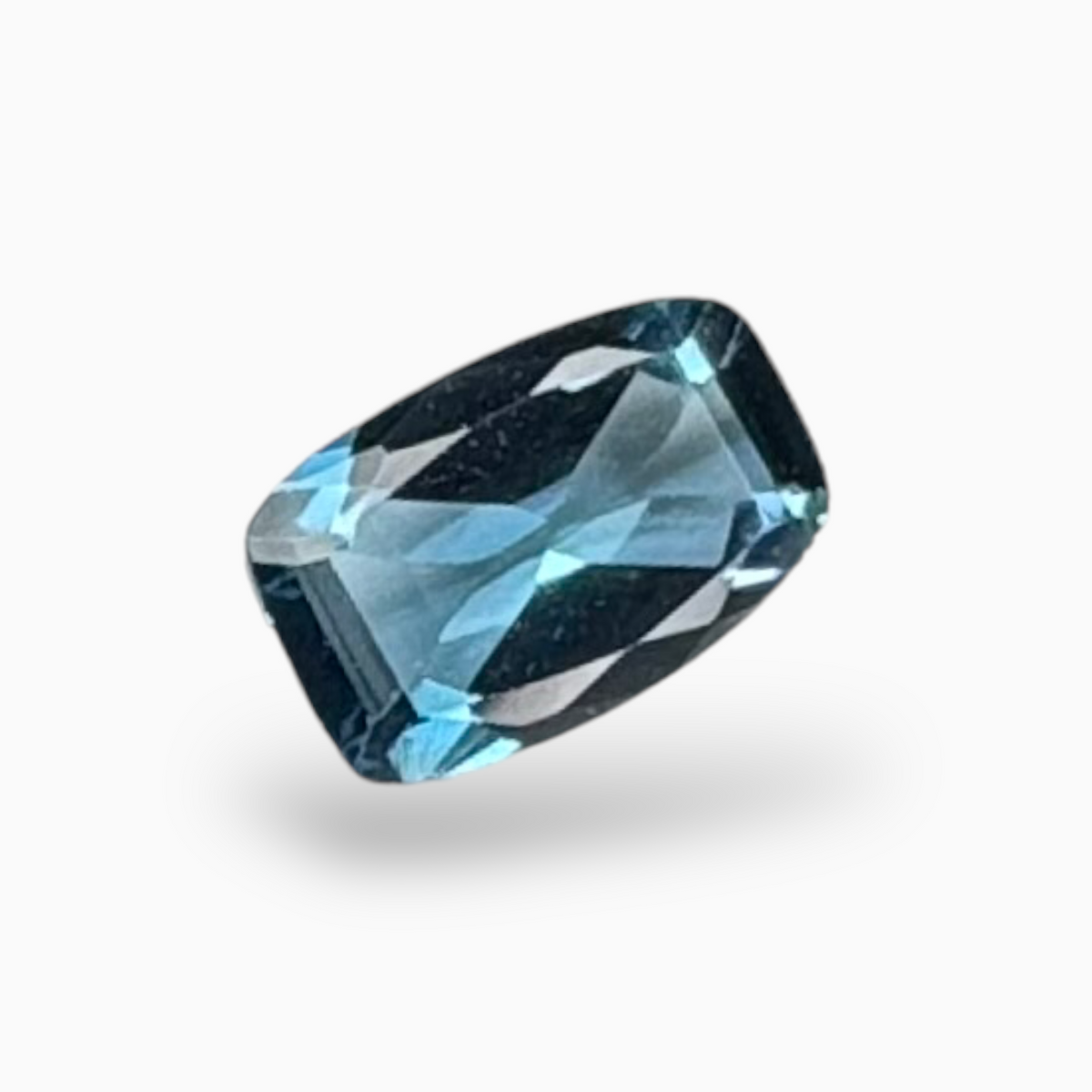 London Blue Topaz 0.72 Carat 7X4.5mm Long Cushion Shape