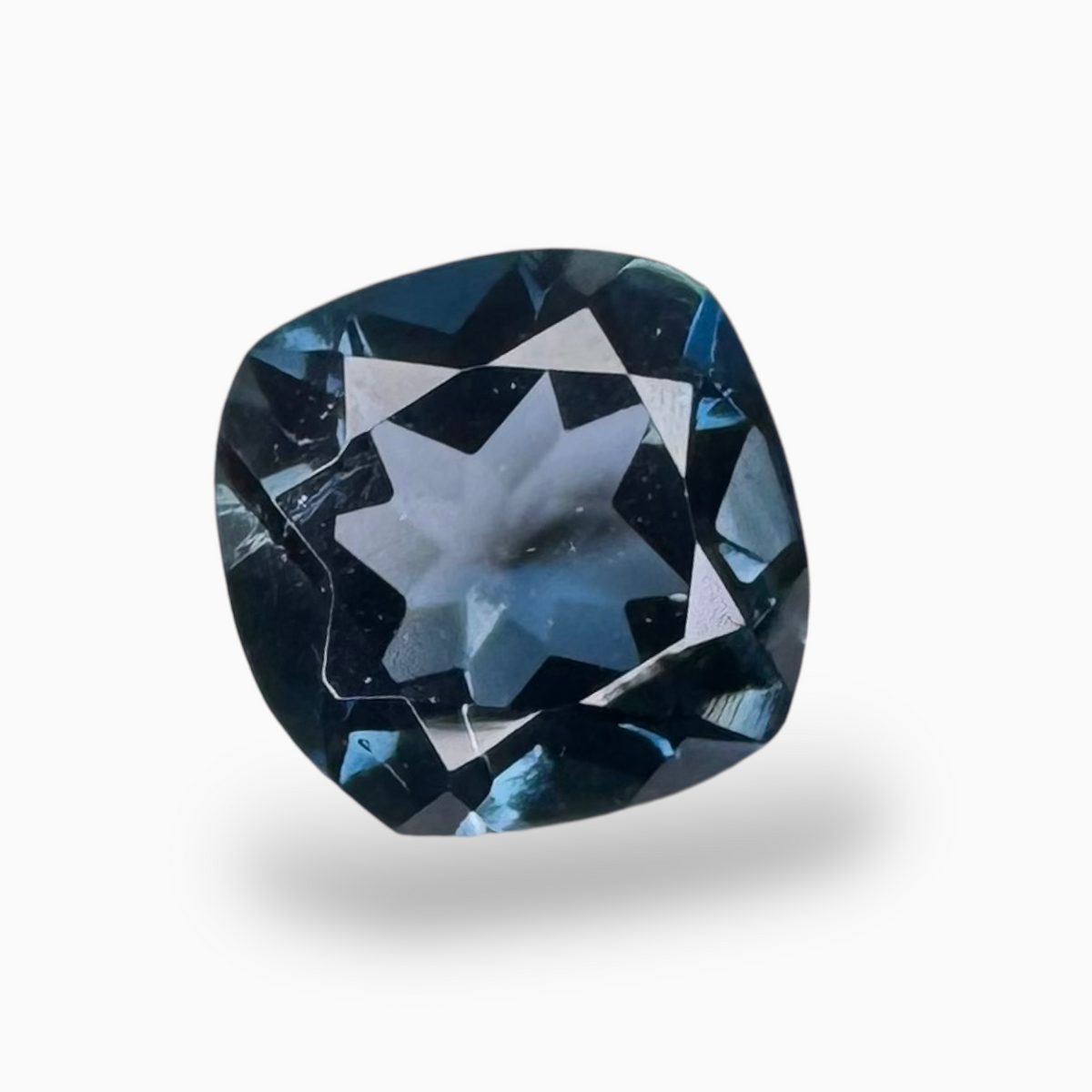 London Blue Topaz 1.69 Carat 7X7mm Cushion Shape
