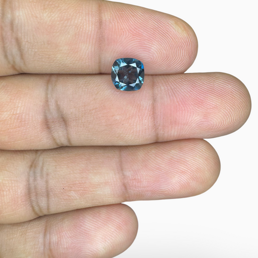 London Blue Topaz 1.69 Carat 7X7mm Cushion Shape