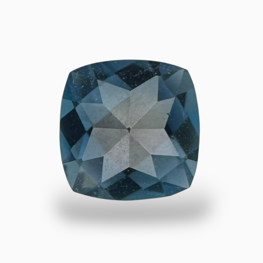 London Blue Topaz 1.72 Carat 7X7mm Cushion Shape