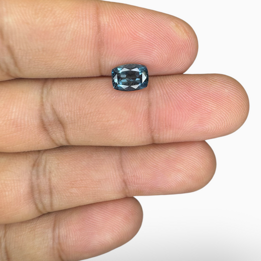 London Blue Topaz 1.7 Carat 8X5.5mm Long Cushion Shape