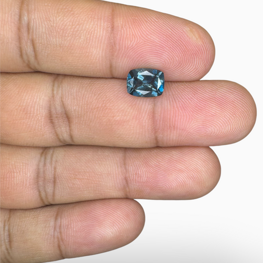 London Blue Topaz 1.96 Carat 8X6mm Long Cushion Shape