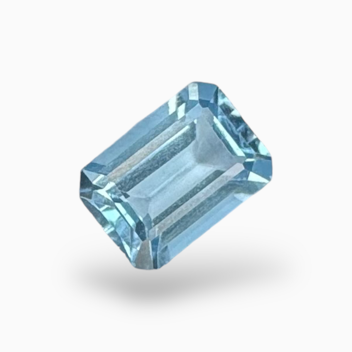 London Blue Topaz 2.55 Carat 10X6.5mm Emerald Cut Shape