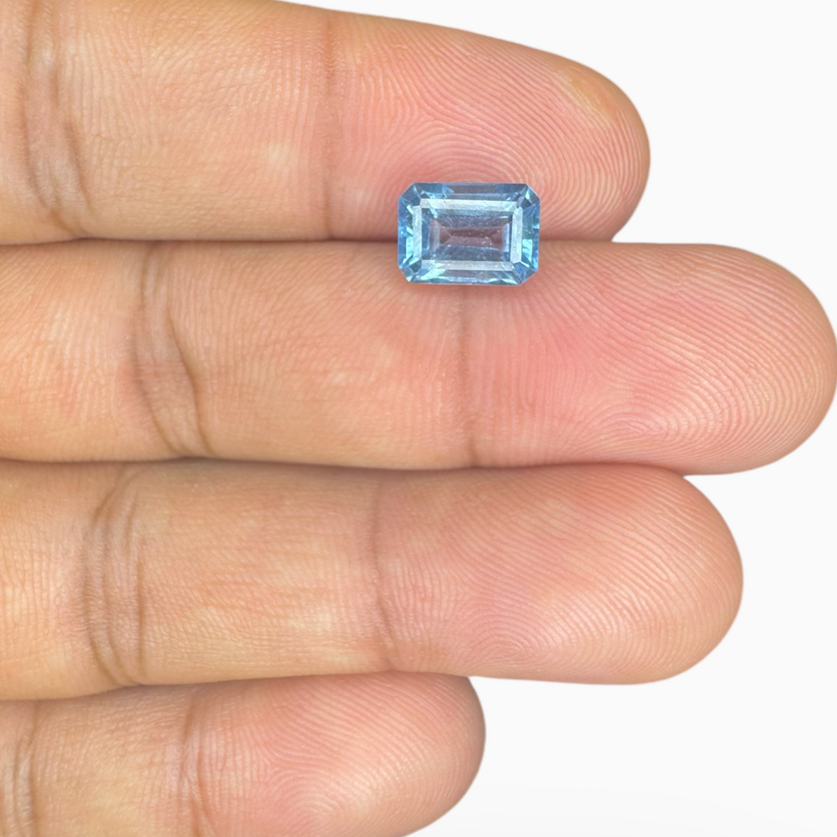 London Blue Topaz 7.75 Carat 9X6mm Emerald Cut Shape