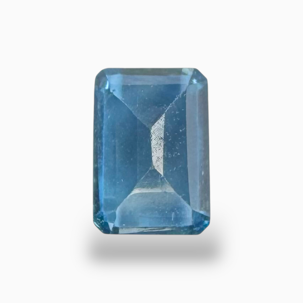London Blue Topaz 0.8 Carat 6X4mm Emerald Cut Shape