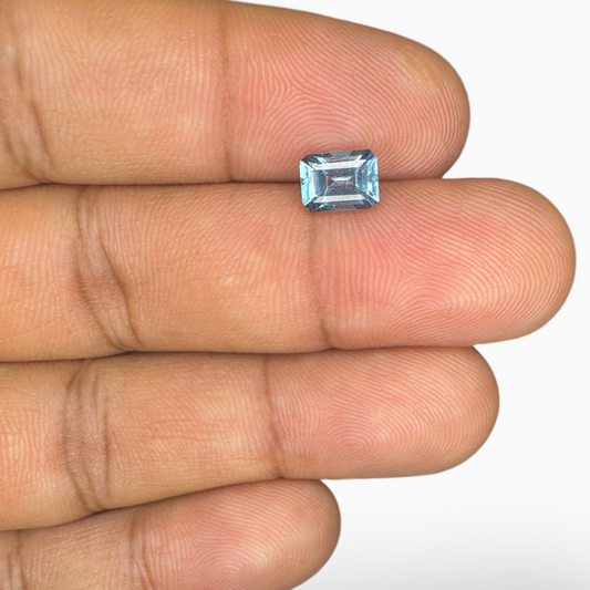 London Blue Topaz 1.31 Carat 7X5mm Emerald Cut Shape