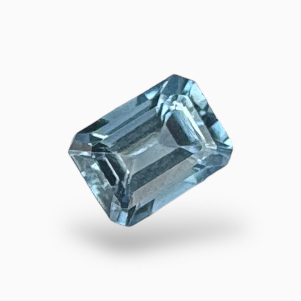 London Blue Topaz 1.31 Carat 7X5mm Emerald Cut Shape