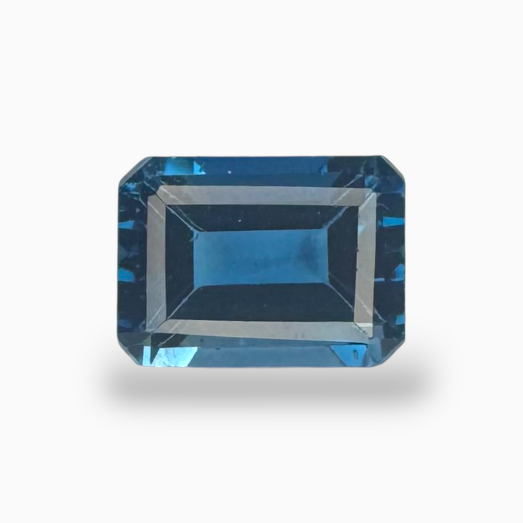London Blue Topaz 2.26 Carat 8X6mm Emerald Cut Shape