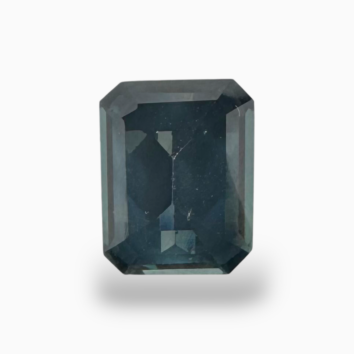 London Blue Topaz Dark Blue Color 3.41 Carats Emerald Cut Shape Size 10X8mm