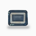 London Blue Topaz Dark Steel Blue Color 4.95 Carats Emerald Cut Shape Size 10.5X8.5mm