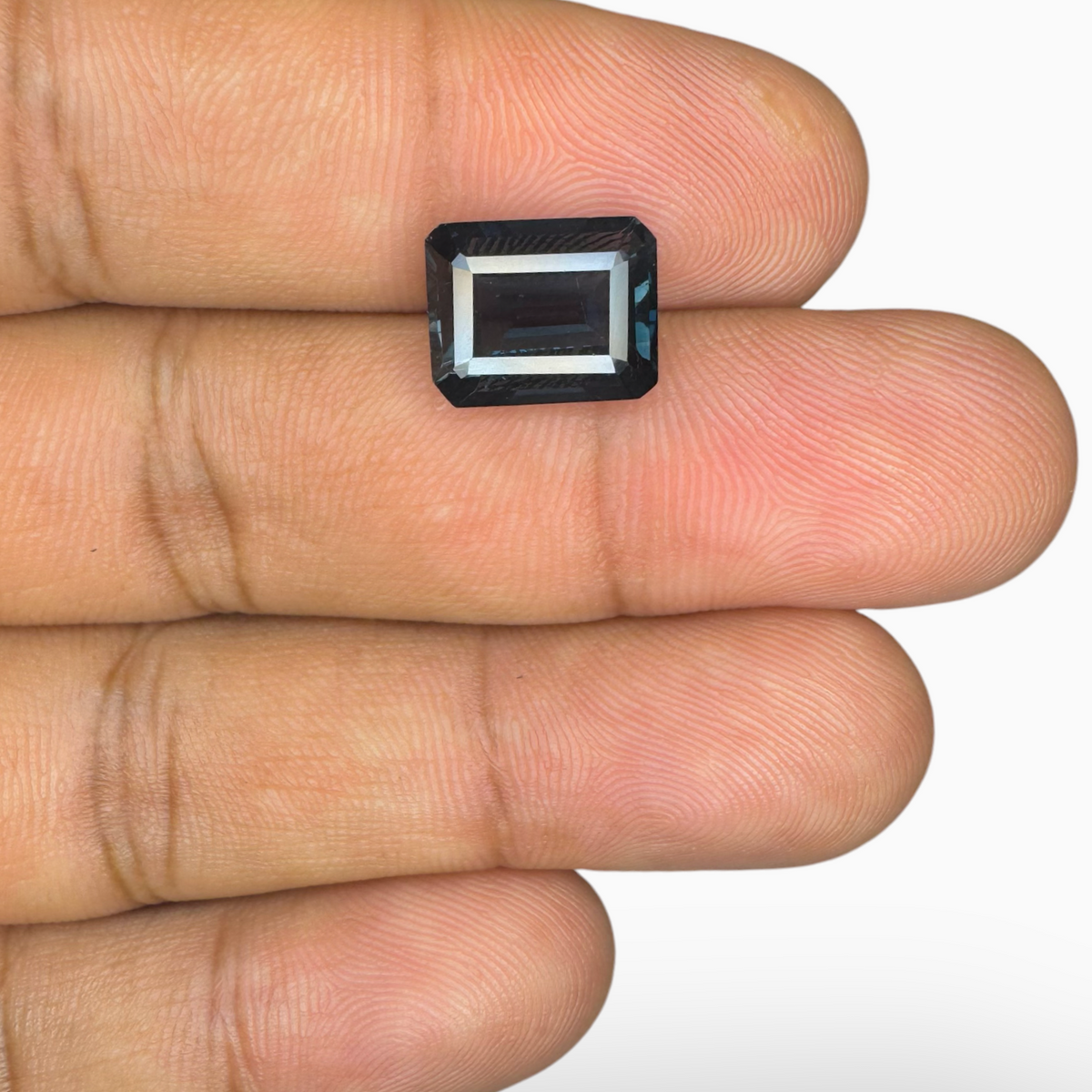 London Blue Topaz Emerald Cut 5.62 Carat 11x8 mm
