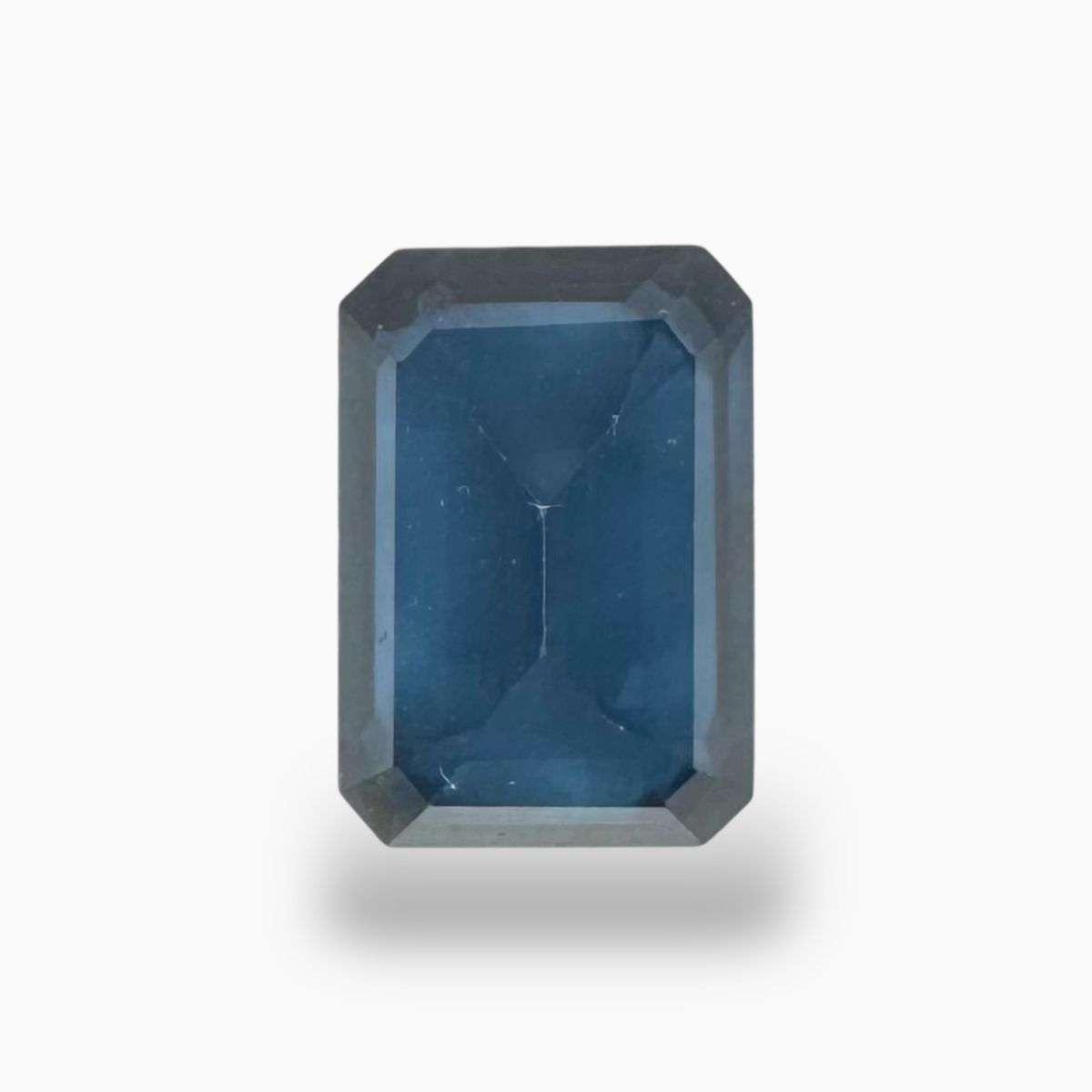 London Blue Topaz Emerald Cut 7.26 carat 13.4x9.3 mm
