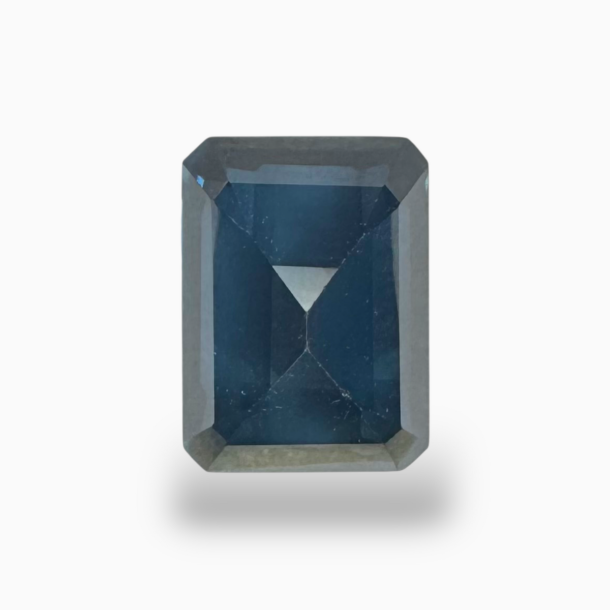 London Blue Topaz Emerald Cut 7.75 Carat 12.5x9mm