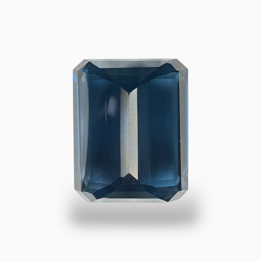 London Blue Topaz 75.05 Carat 25X20mm Emerald Cut Shape