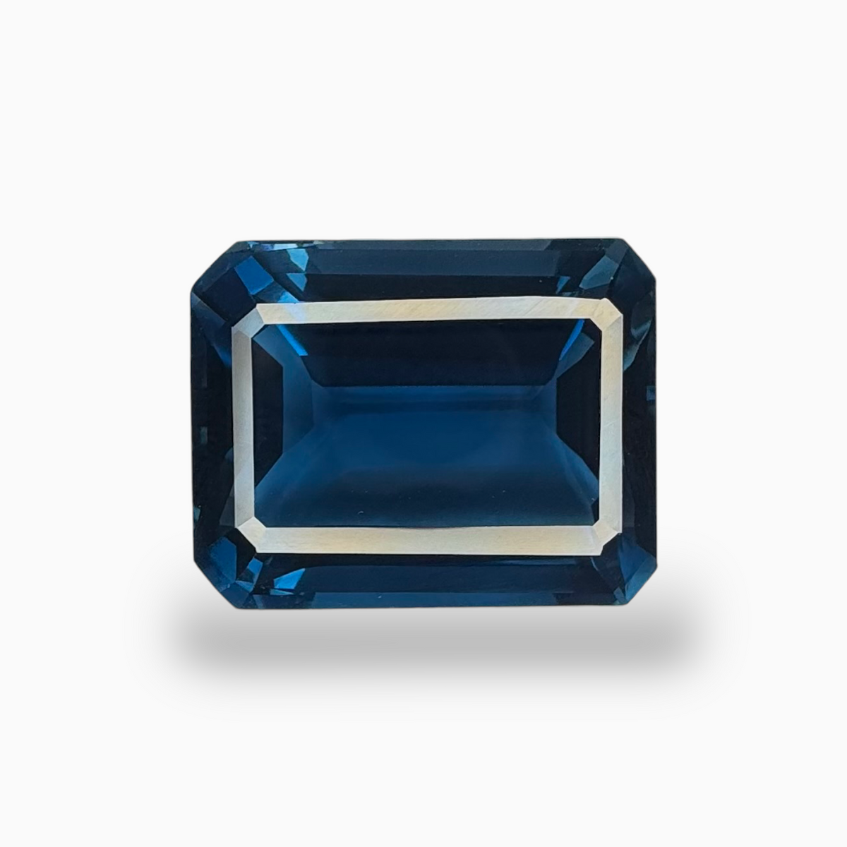 London Blue Topaz 75.05 Carat 25X20mm Emerald Cut Shape