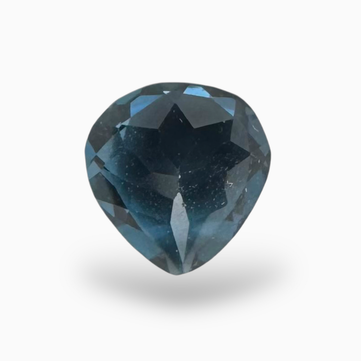London Blue Topaz 1.0 Carat 6X6mm Heart Shape