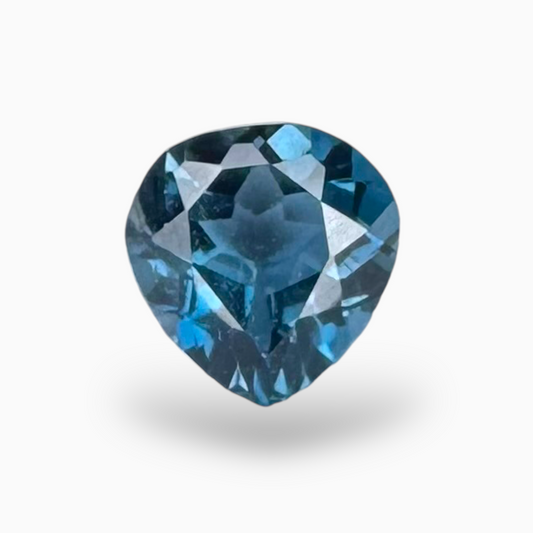 London Blue Topaz 1.0 Carat 6X6mm Heart Shape